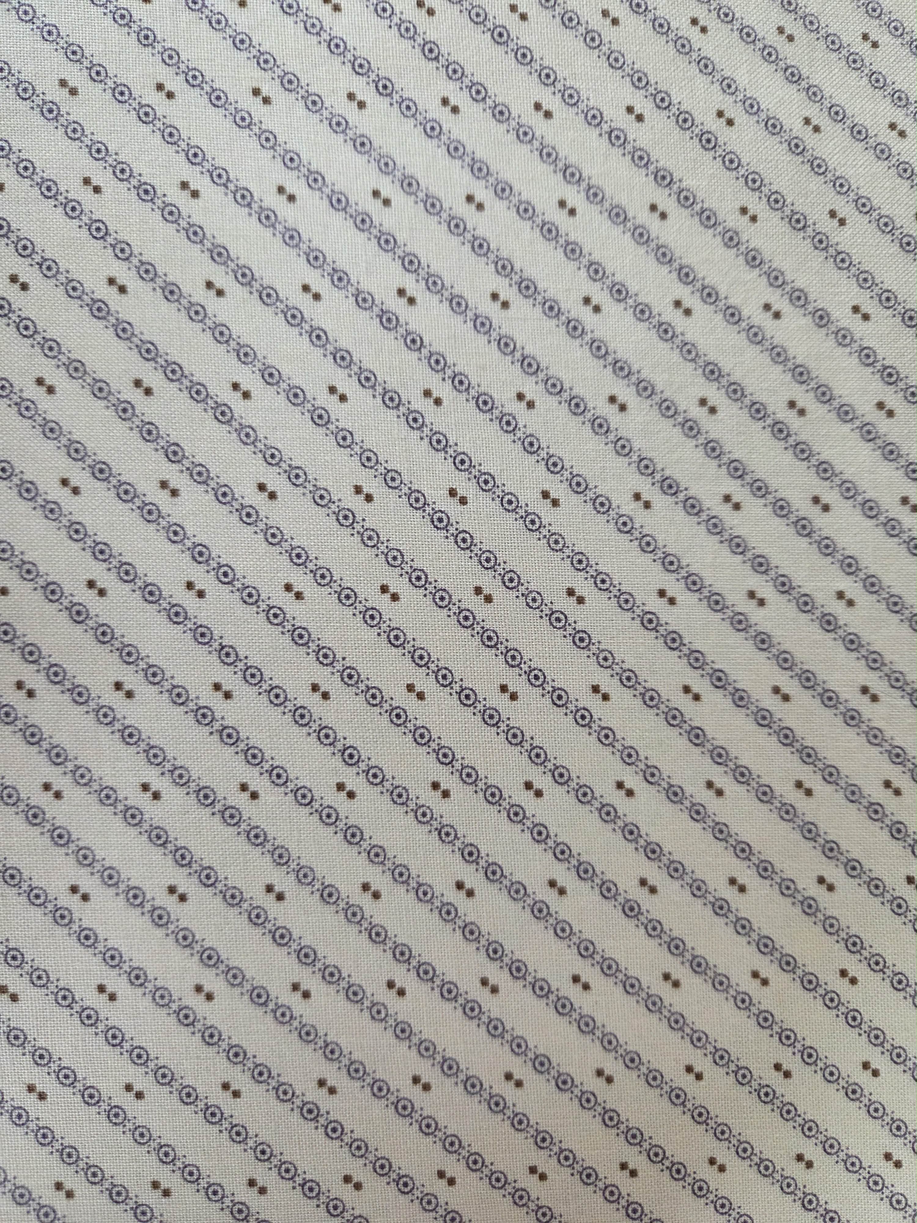 Wild Orchid – Cream & Plum Stripe