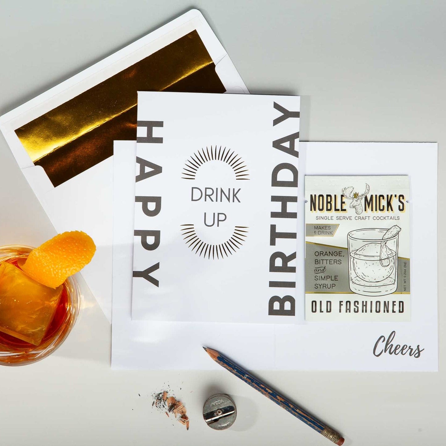 Drink Up Birthday Card