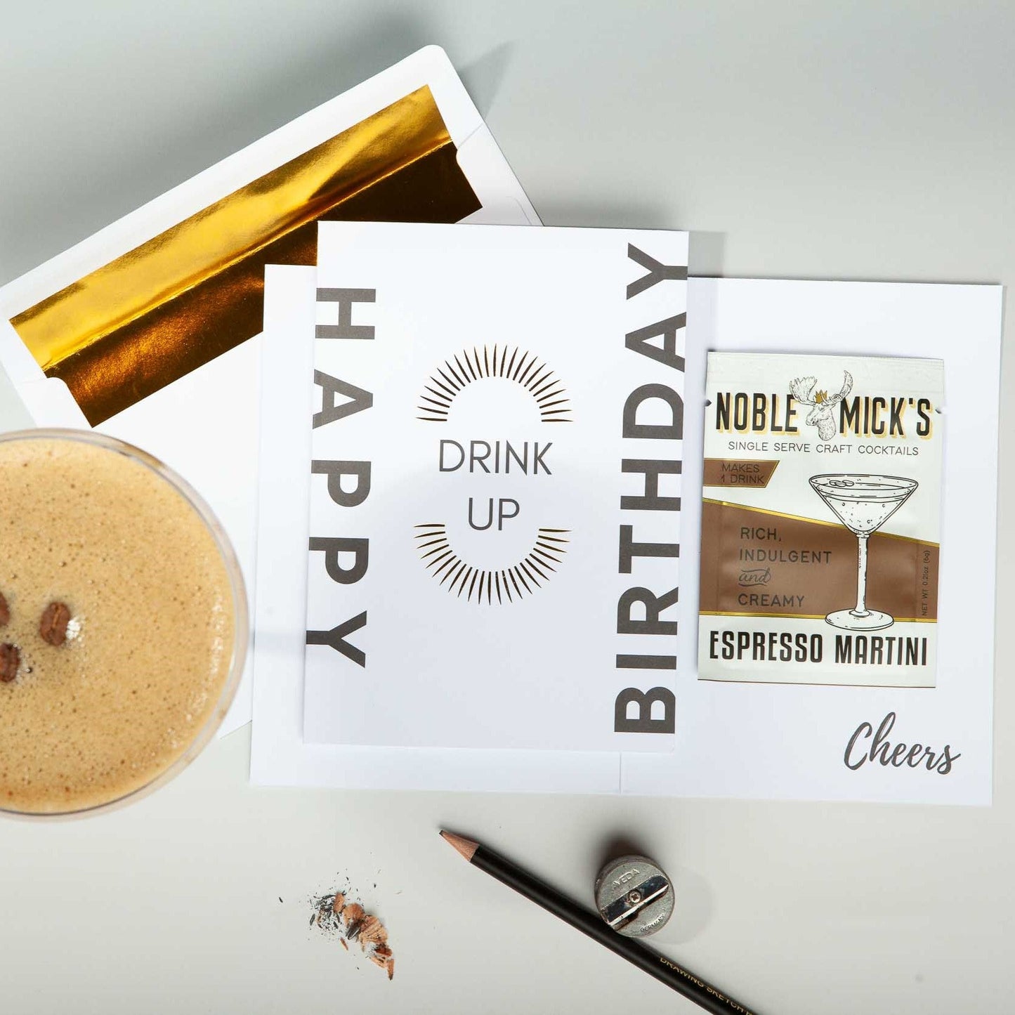 Drink Up Birthday Card