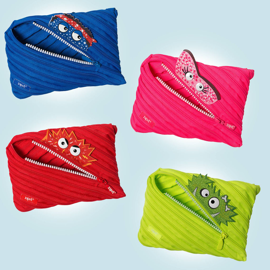 ZIPIT Monster Jumbo Pouch 2 Clip-Strip Set - 16 unit