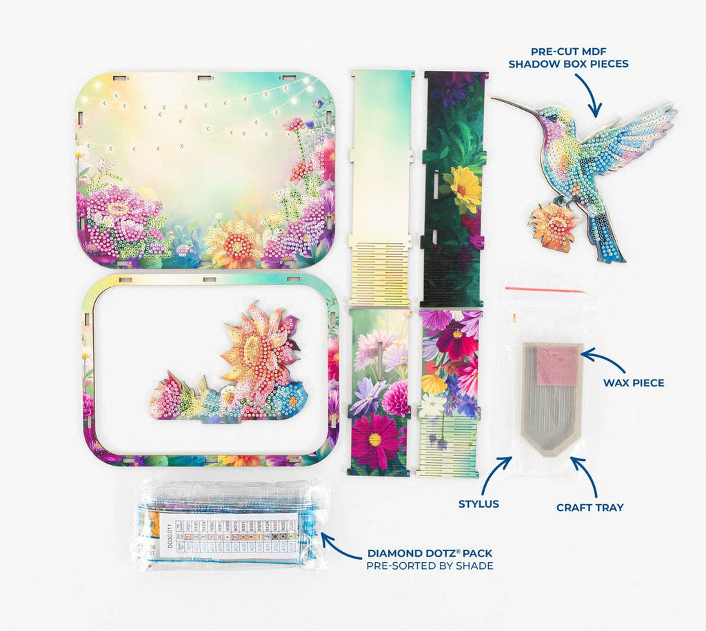 Hummingbird Shadow Box