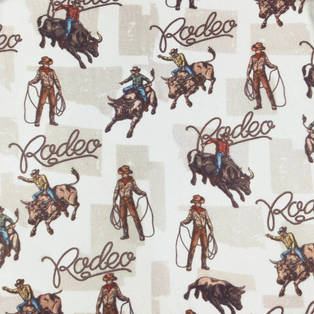 Rodeo States Boy Romper: 12/24 mo