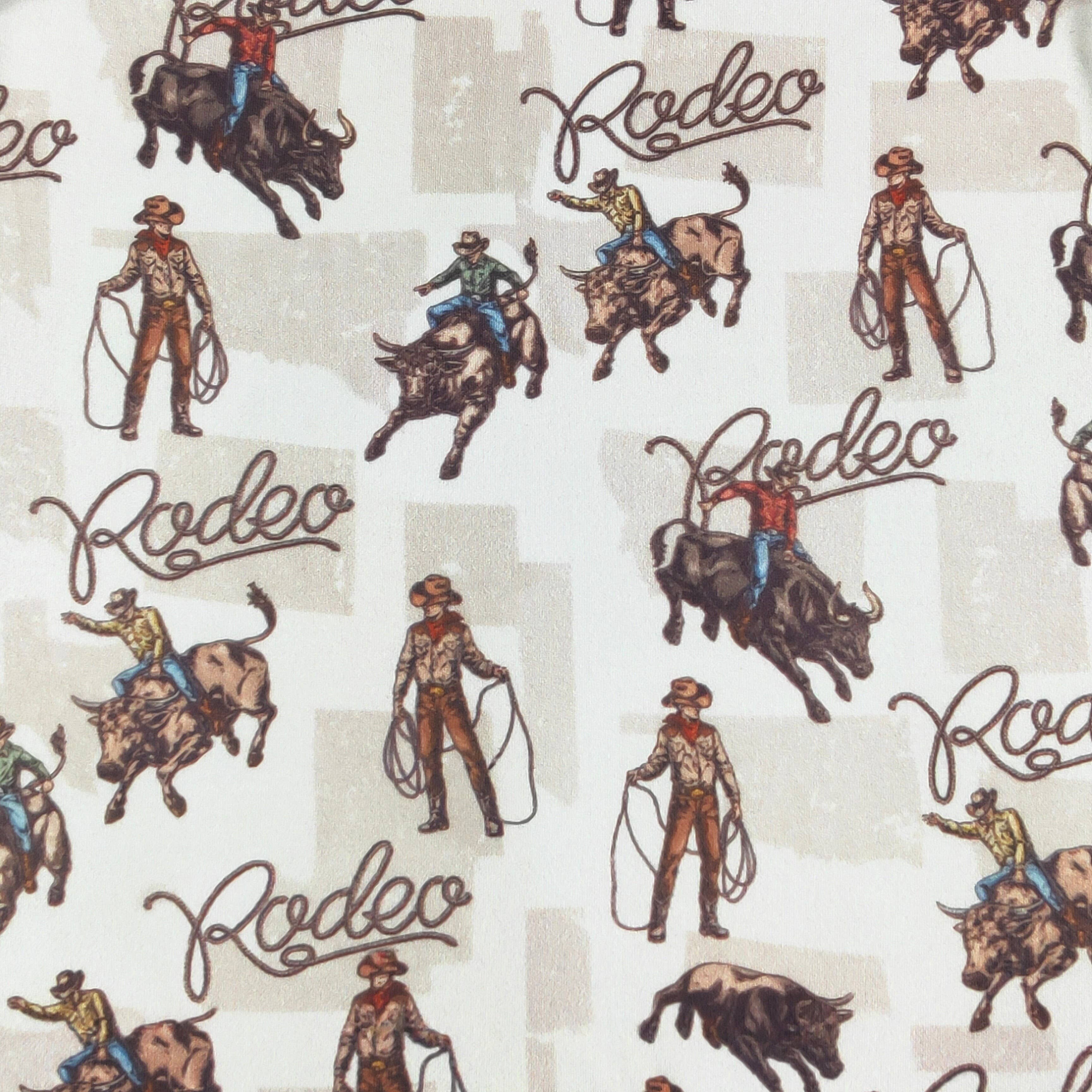Rodeo States Boy Romper: 12/24 mo