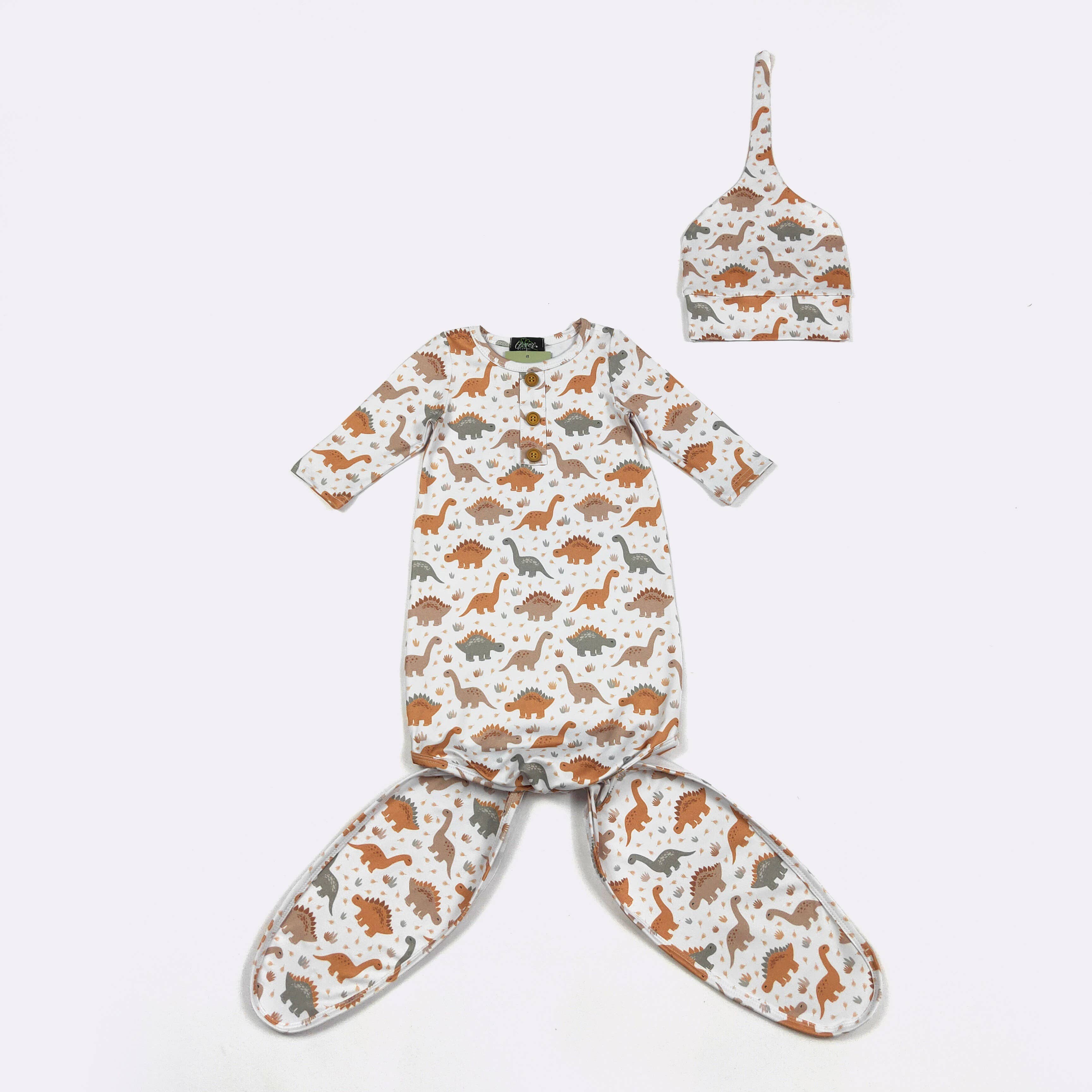 Dino Dreams Knotted Gown