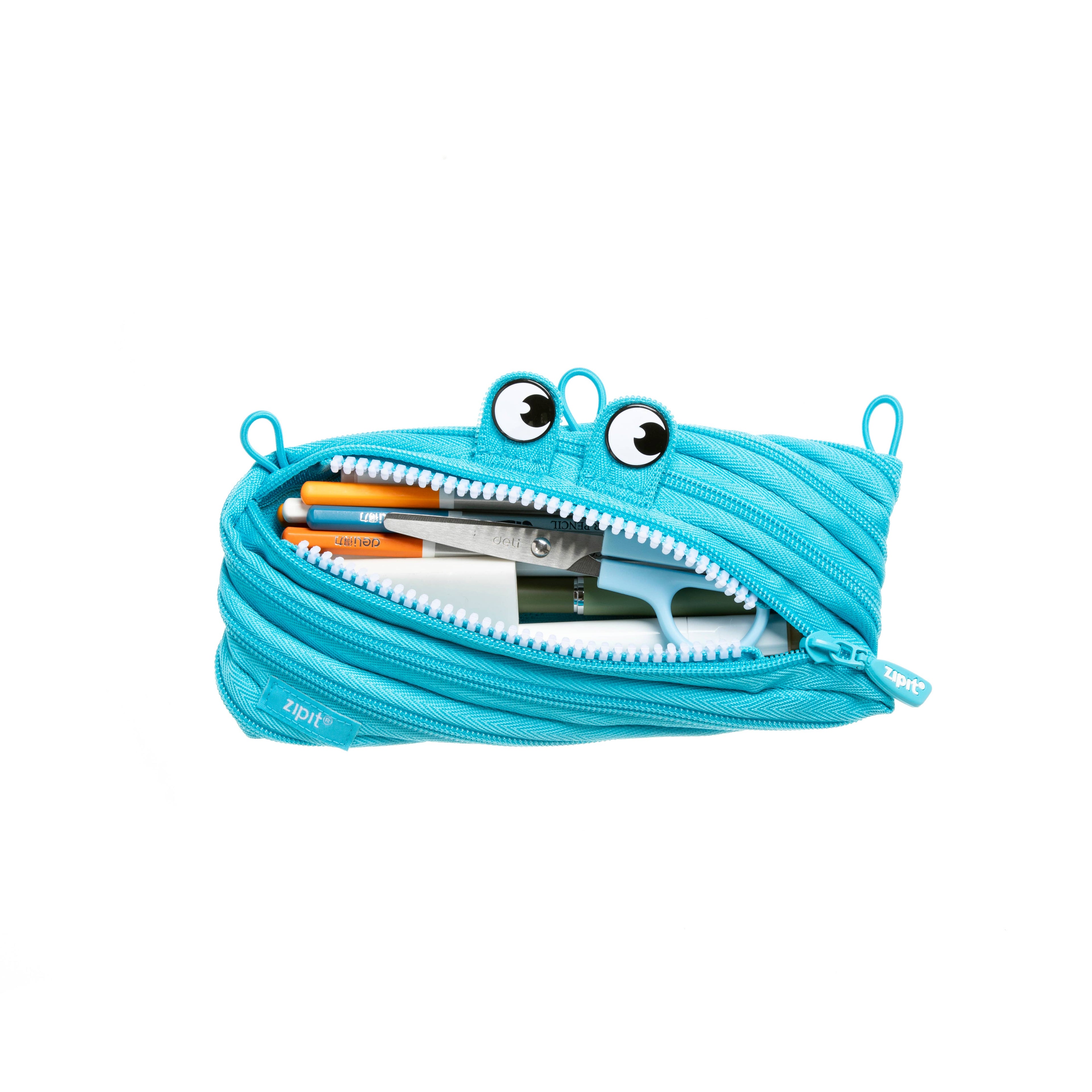 ZIPIT Neon Monster Pouches, 12 Pack