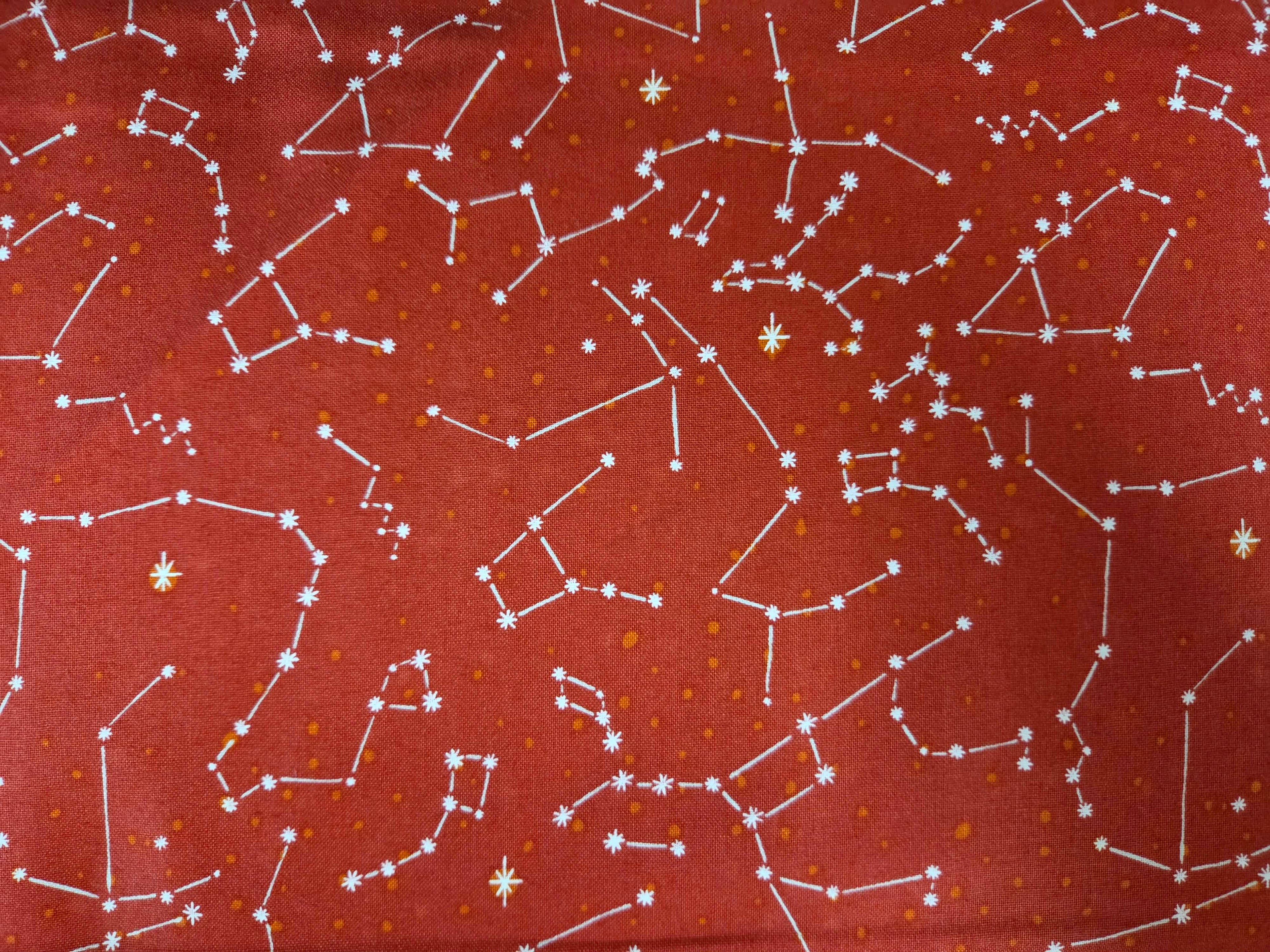 321 Blast Off – Constellations on Red