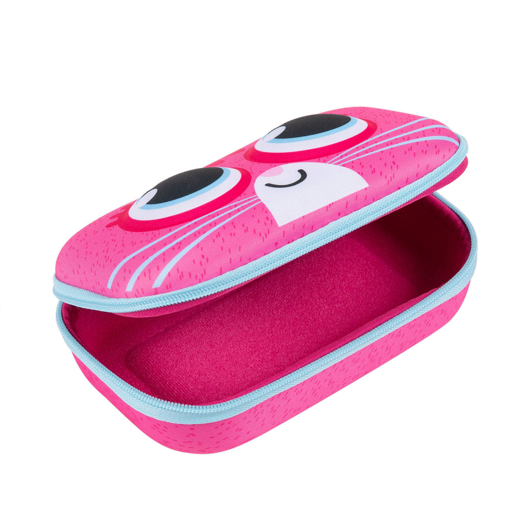 ZIPIT Cat Pencil Case for Girls, Cute Gift for Kids