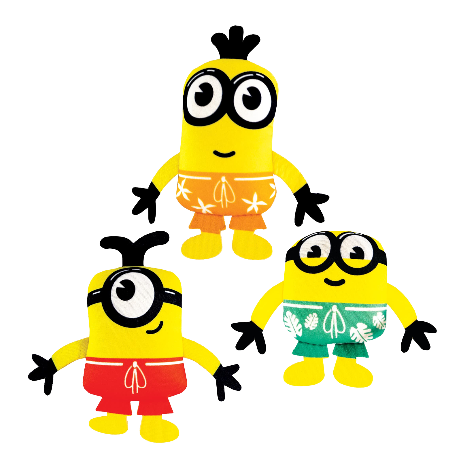 💛 Minions Neoprene Diving Toys – Kevin, Bob & Stuart Set