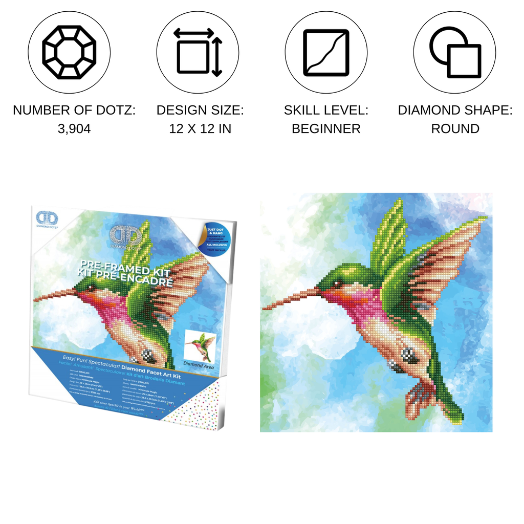 Miniature Magic Pre-Framed Kit - 11.0" x 11.4"