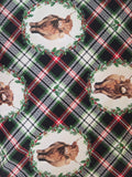 Highland Heart – Woodland Wreath Black Multi