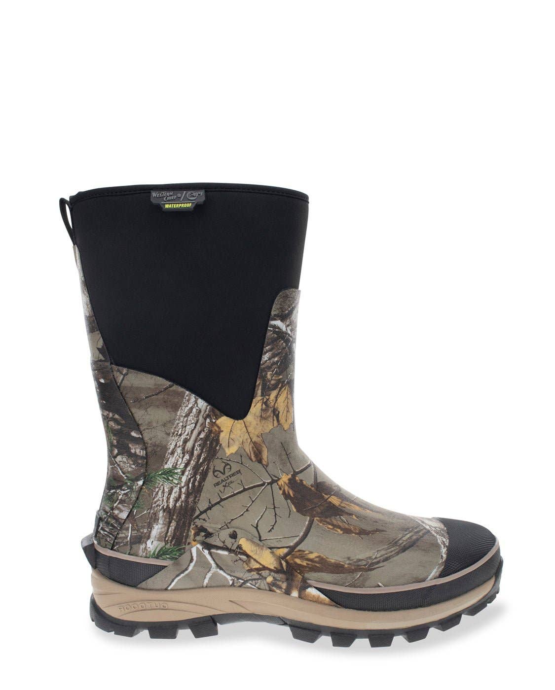 Men's Frontier Realtree Neoprene Mid Cold Weather Boot - Camo: Camo / 10 US Mens