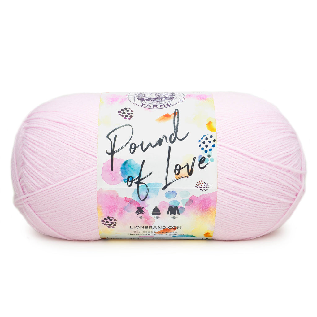 Lion Brand Yarn Pound of Love Pink 1 Pack
