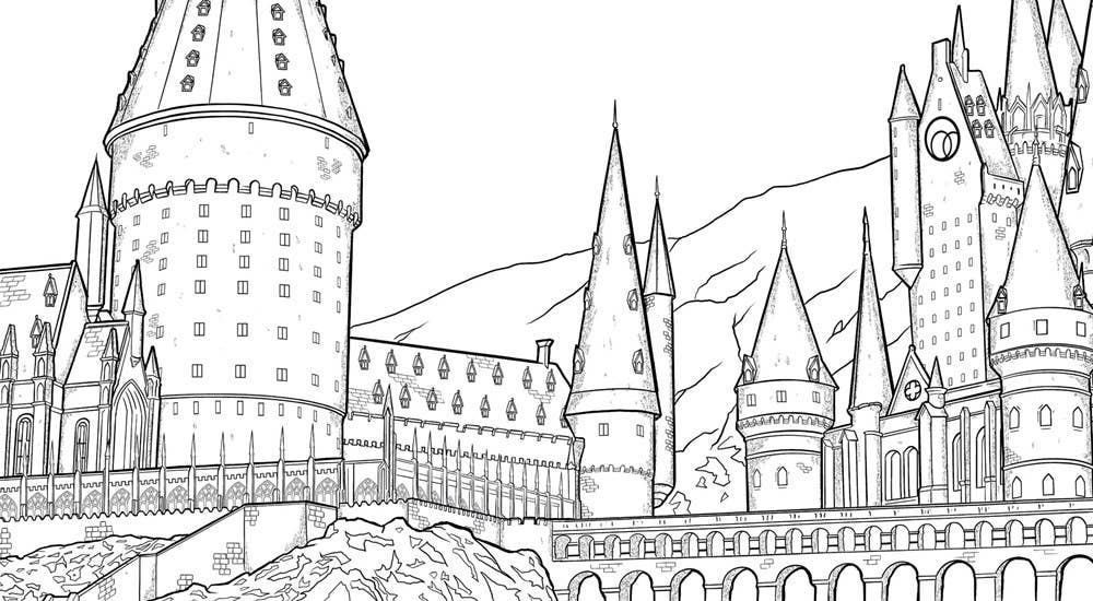 Harry Potter: Coloring Wizardry (90 pages of Coloring!)