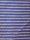 Folky Chicken – Decorative Stripe Fabric