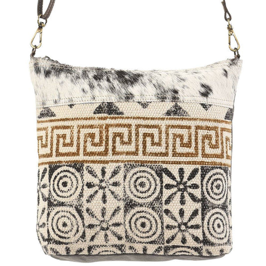 Crossbody With Pattern Rug And Fur