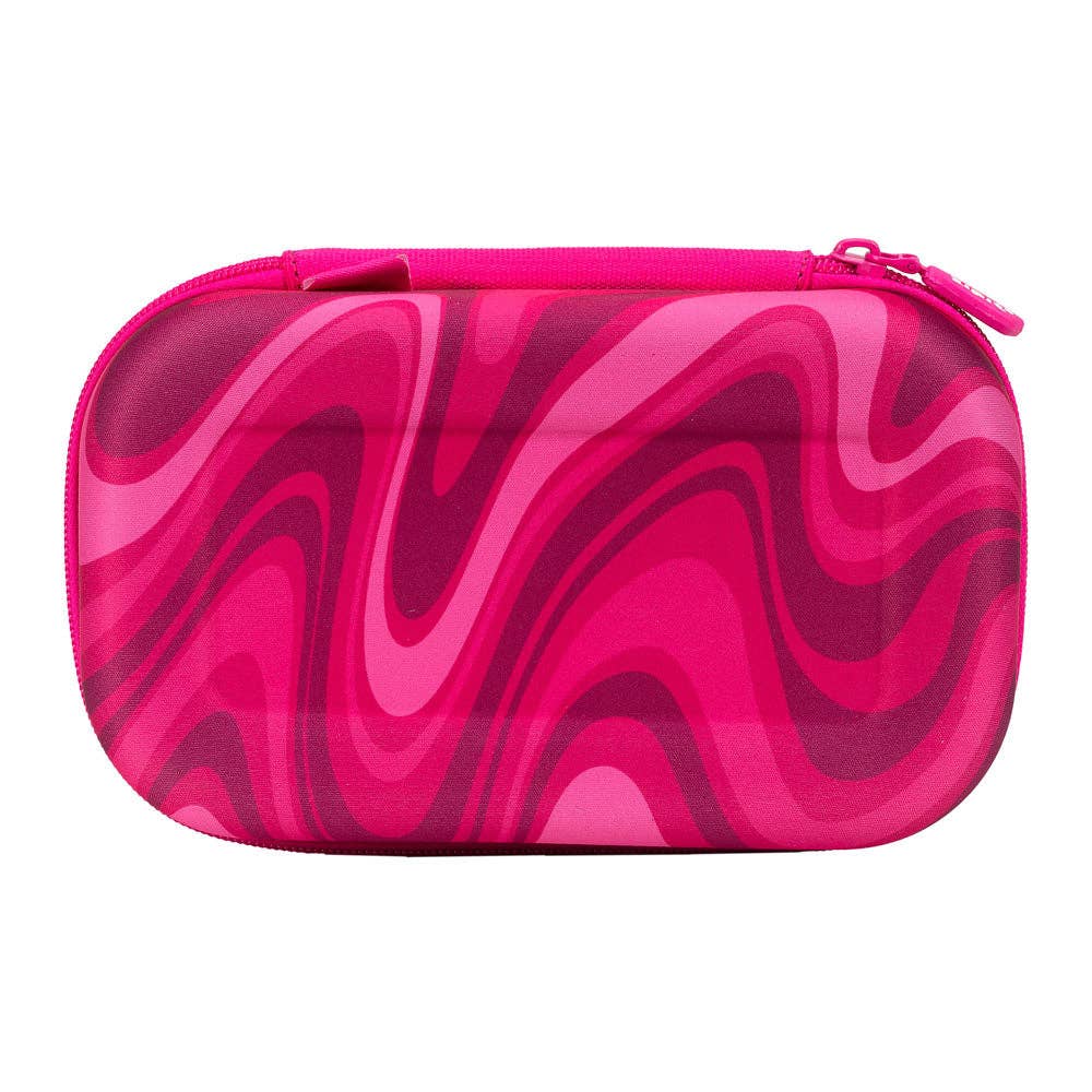 ZIPIT Wavy Storage Box, Sensory Pencil Case Gift for Kids: Blue