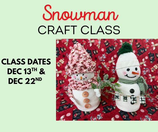 Crafting with Kelly! Snowman