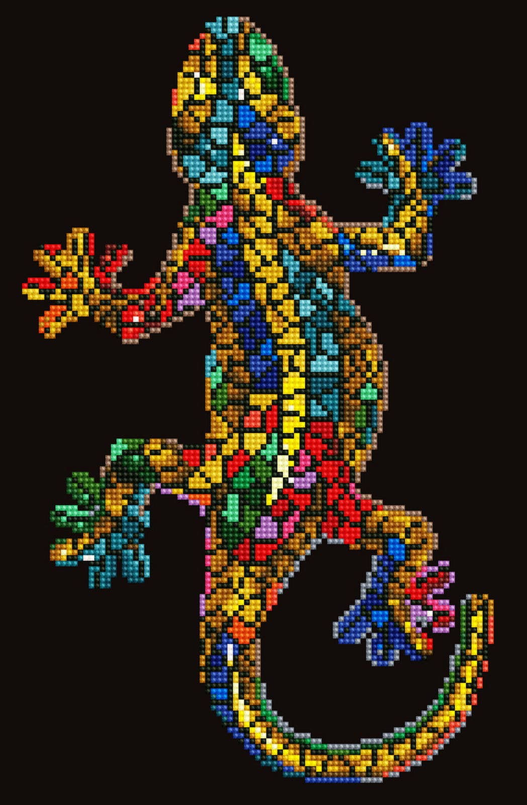 Gekko Paua Pre-Framed Kit - 10.6" x 16.1"
