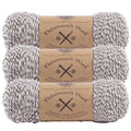 Lion Brand Yarn Fishermen's Wool Oak Tweed 3 Pack