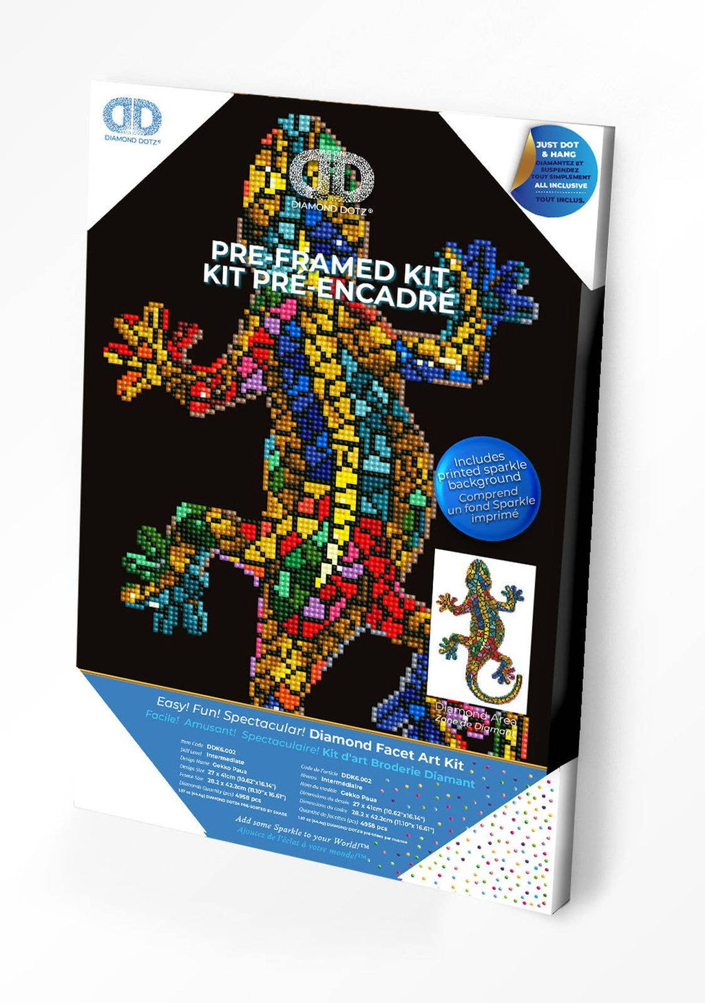 Gekko Paua Pre-Framed Kit - 10.6" x 16.1"