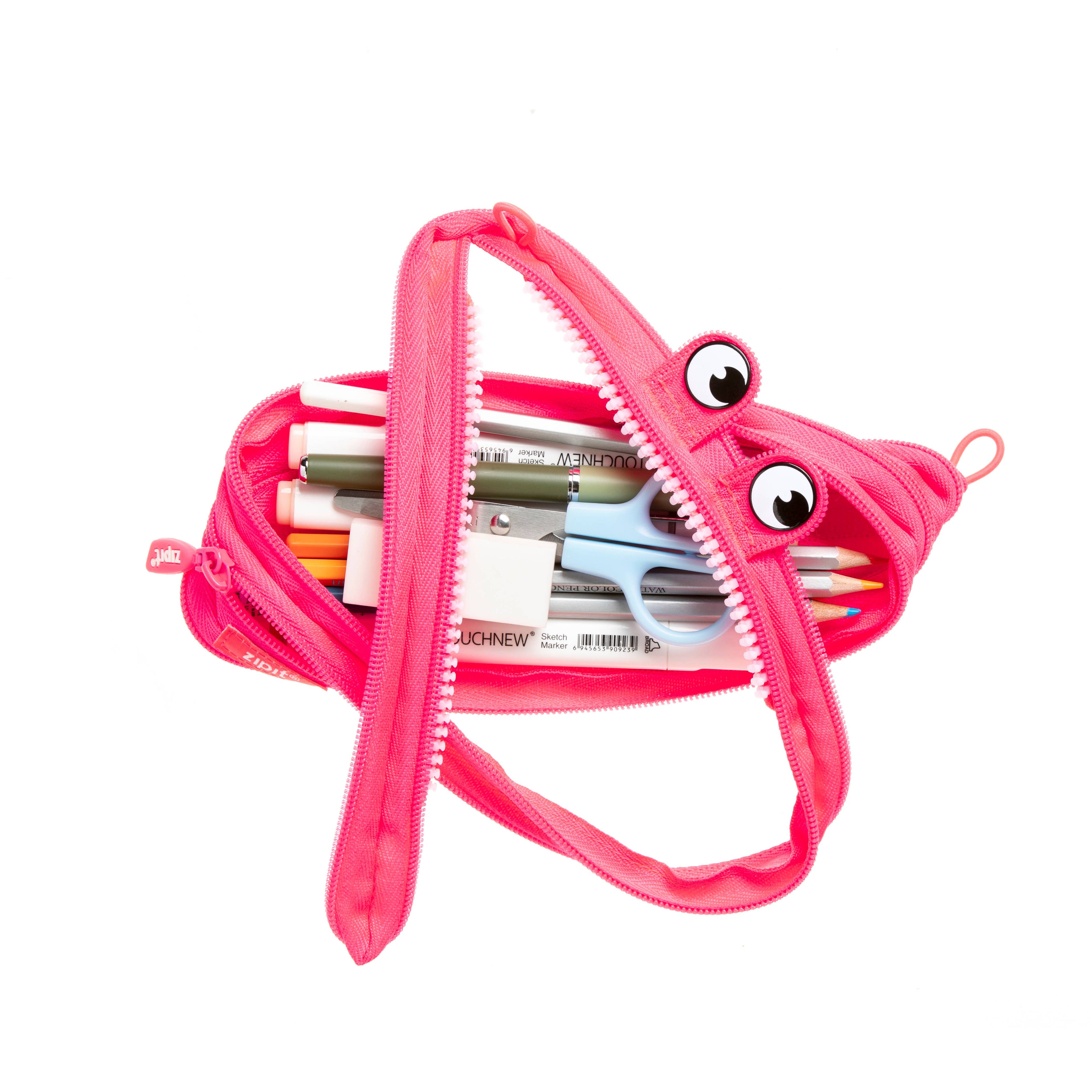 ZIPIT Neon Monster Pouches, 12 Pack
