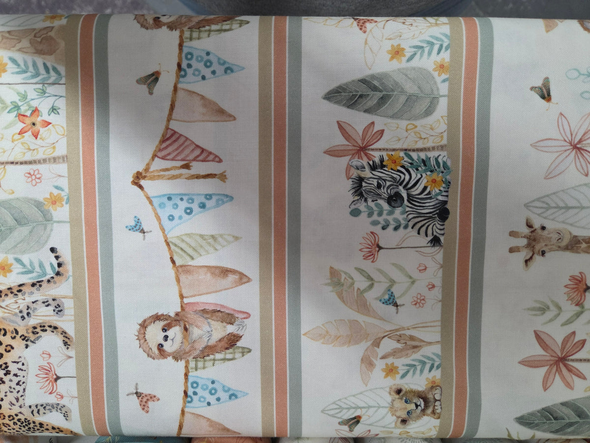 Mini Menagerie – Scenic Jungle Stripe Multi