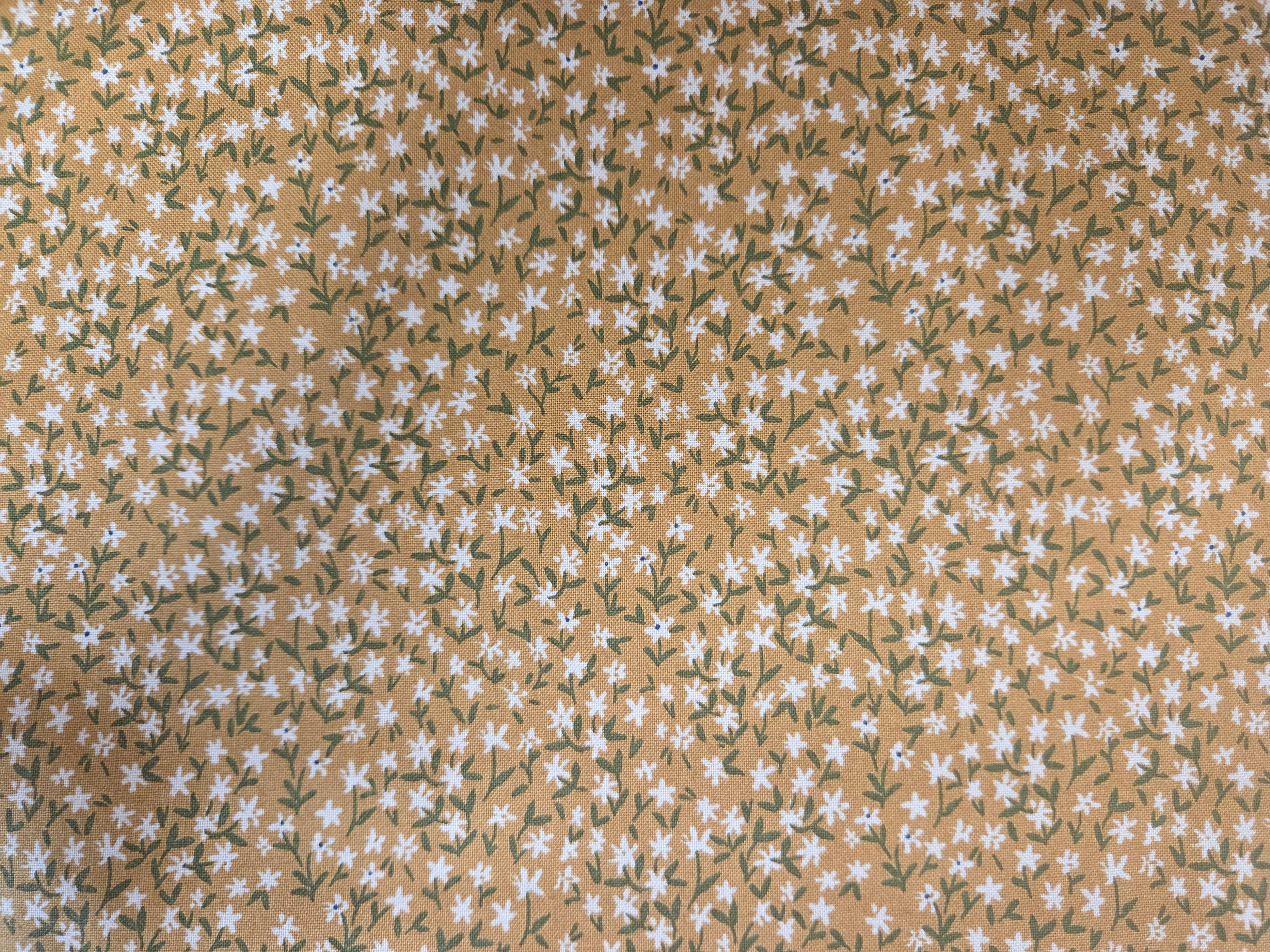 Autumn Forest – Tiny Leaves in Golden Ochre