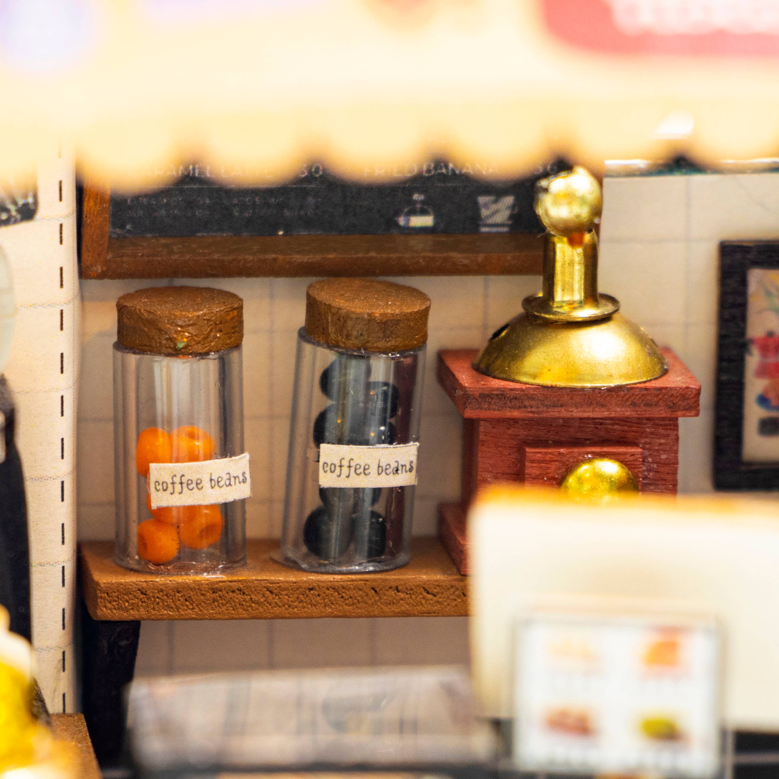 DIY Miniature House Kit: Cream & Sugar