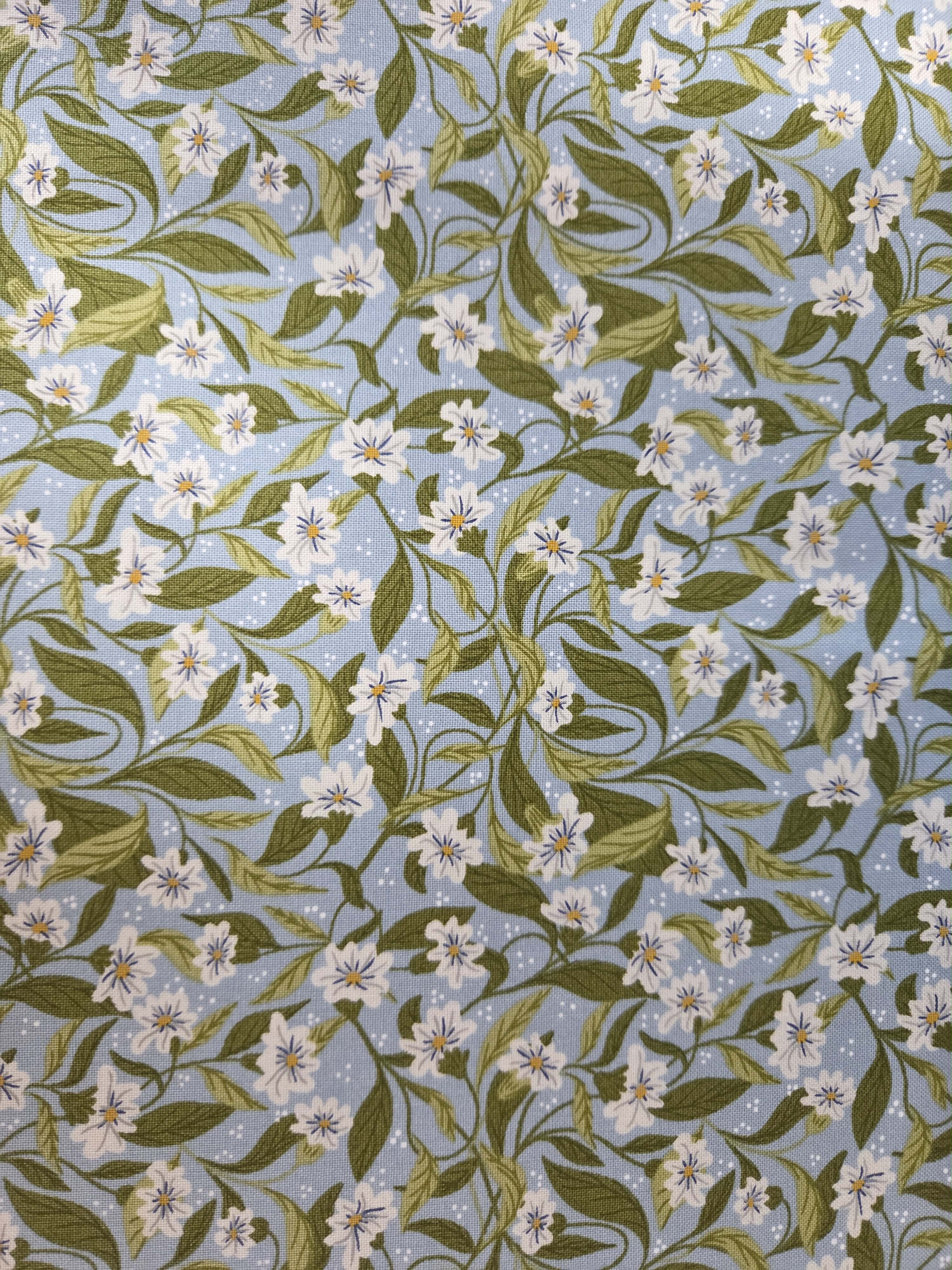 Woodland Wonder – Blue Floral Vines
