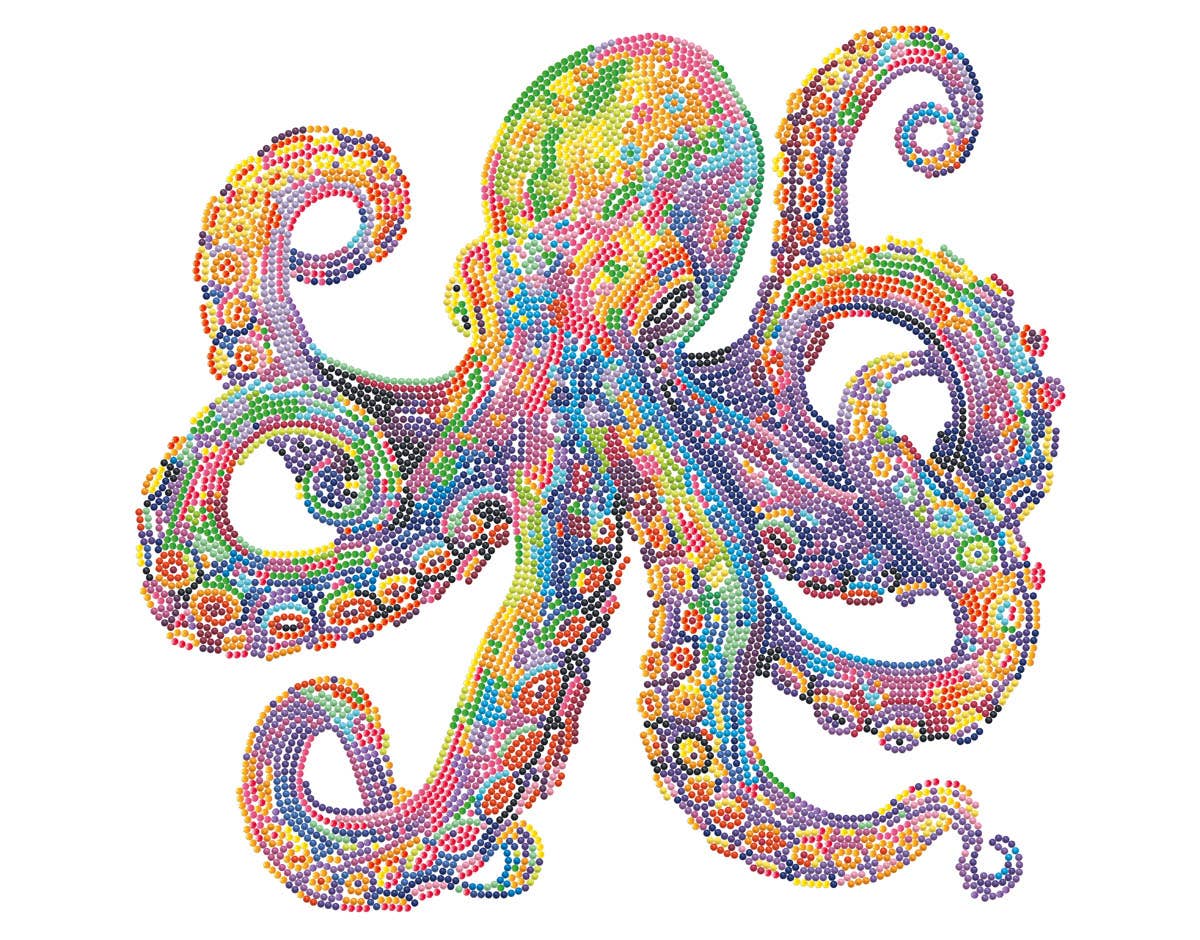 Neon Flock Octopus