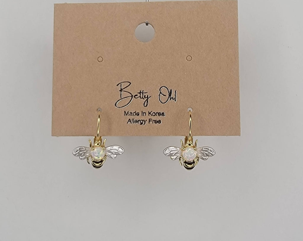 BEE EARRINGS.