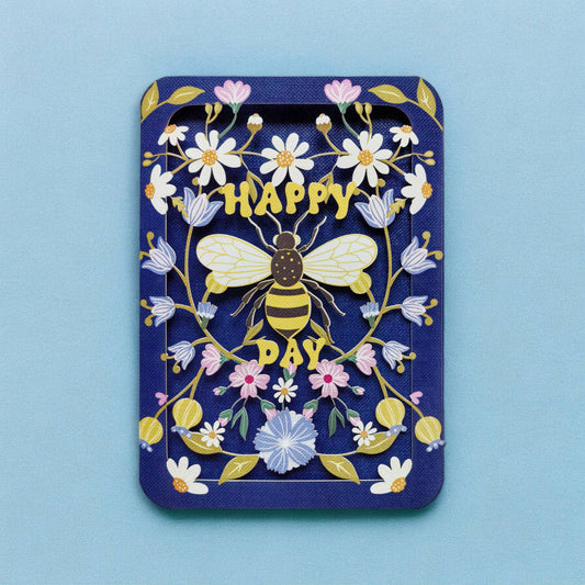 Original paper cut card - AL223