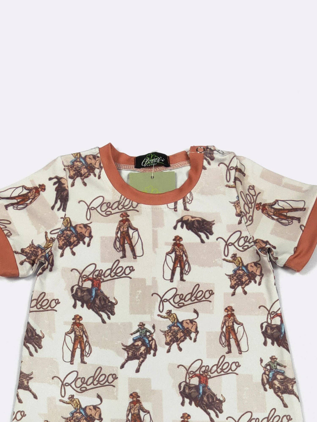 Rodeo States Boy Romper: 12/24 mo