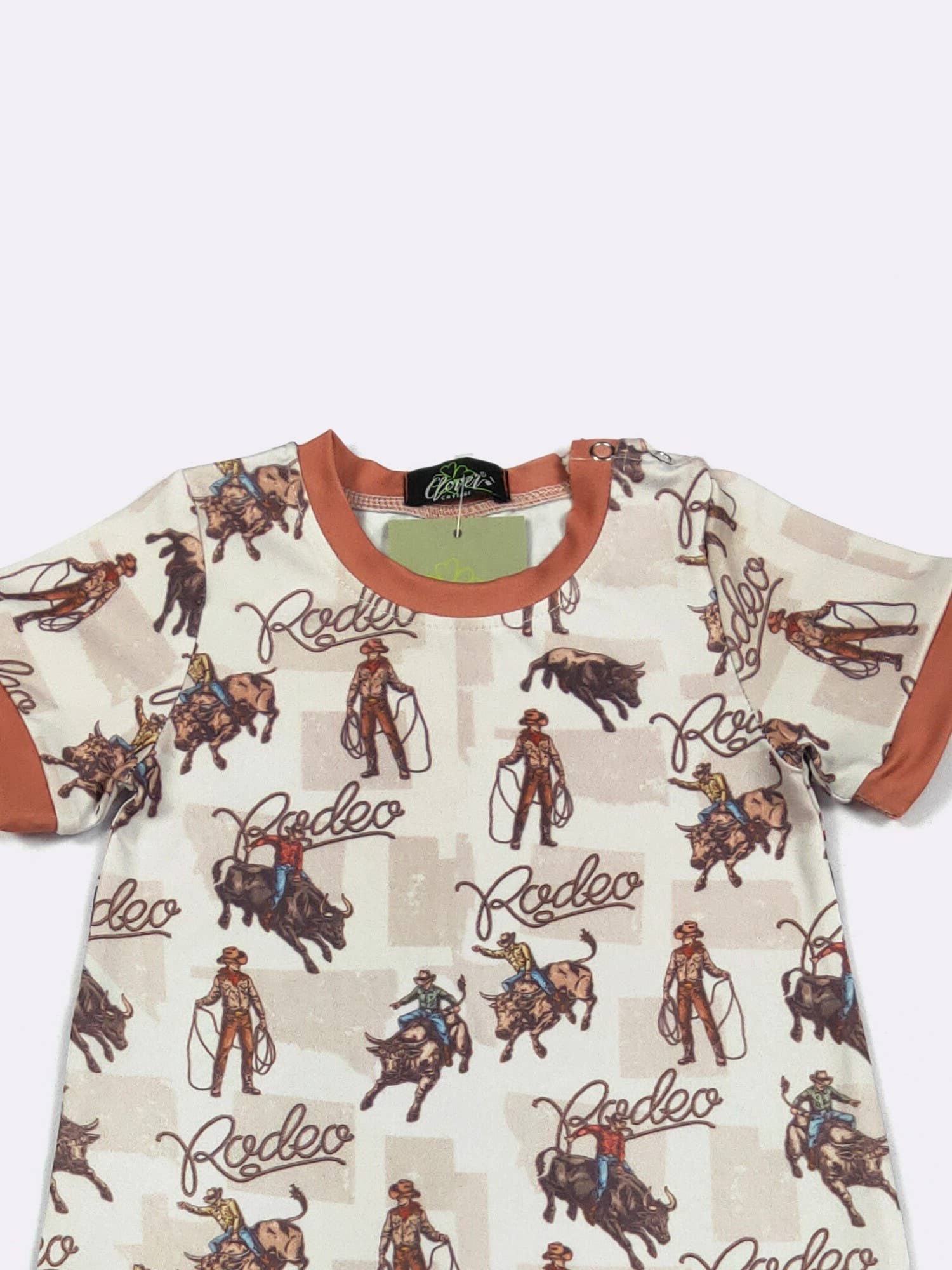 Rodeo States Boy Romper: 12/24 mo