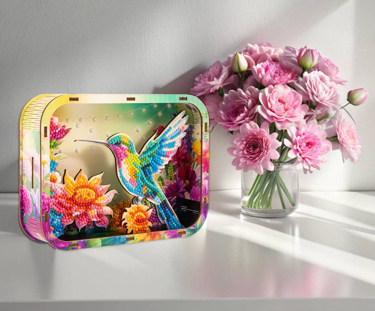 Hummingbird Shadow Box