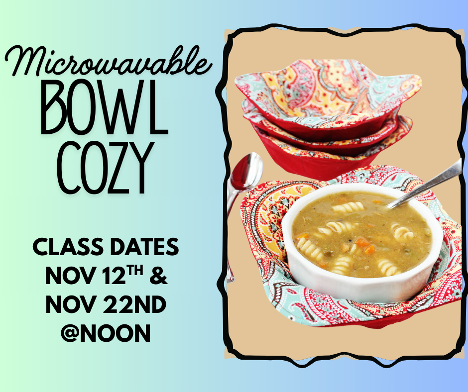Bowl Cozy Class- 4 hours