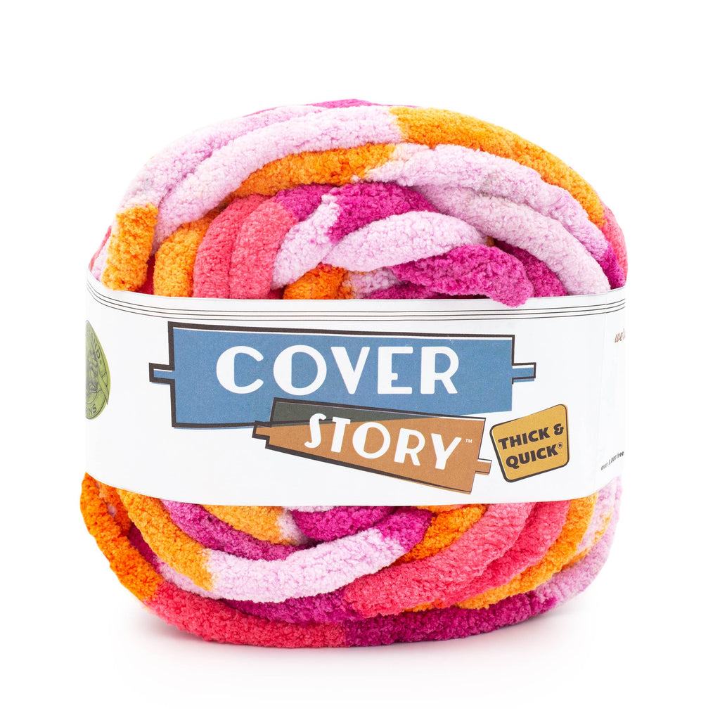 Lion Brand Yarn Cover Story Thick & Quick Sunset 1 Pack