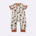 Rodeo States Boy Romper: 12/24 mo