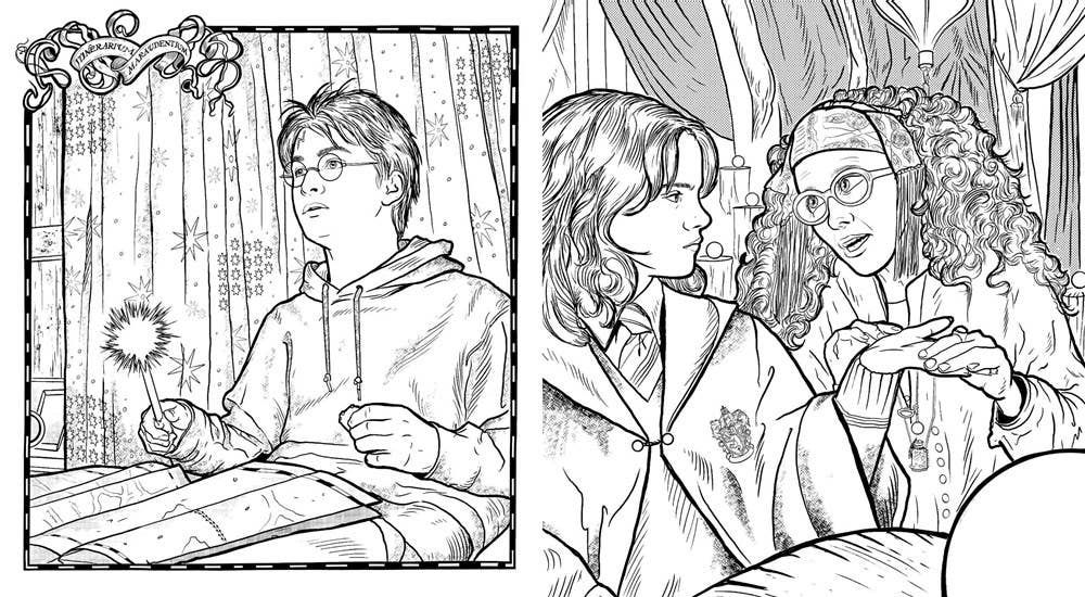 Harry Potter: Coloring Wizardry (90 pages of Coloring!)