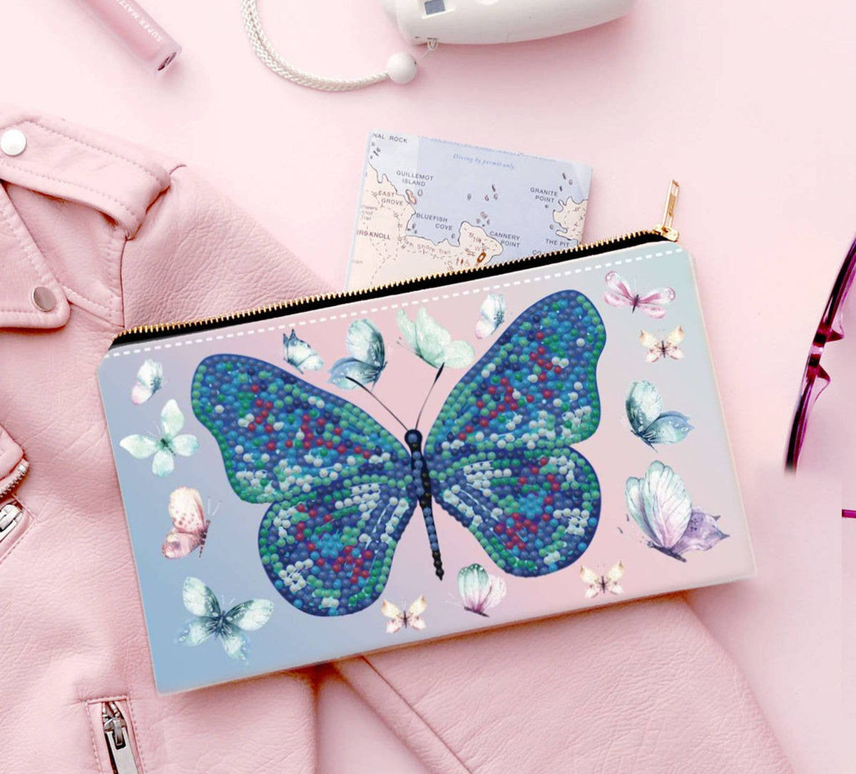 Butterfly Days Zipper Pouch