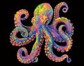 Neon Flock Octopus