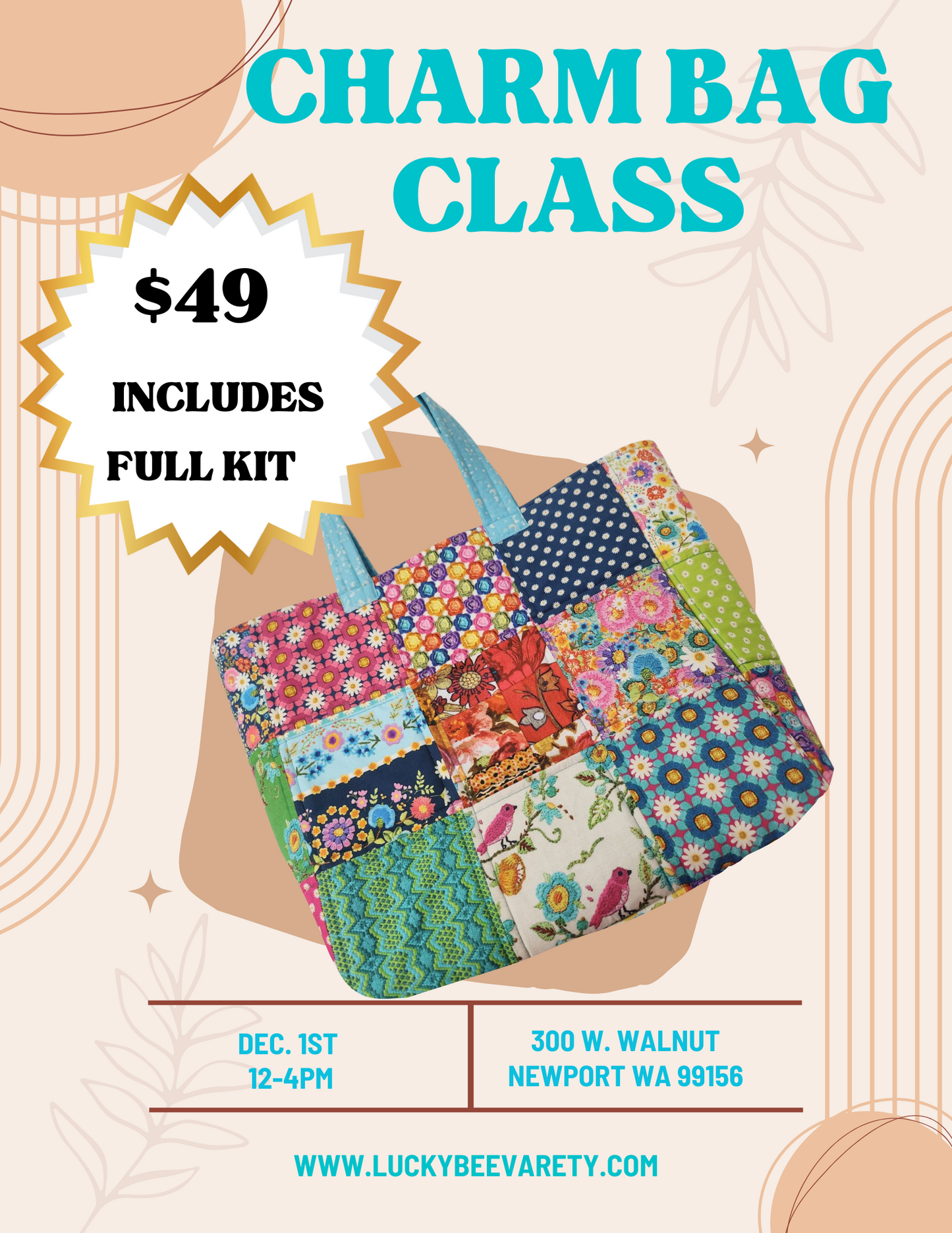 Charmed Bag Class - Dec. 1st 2024