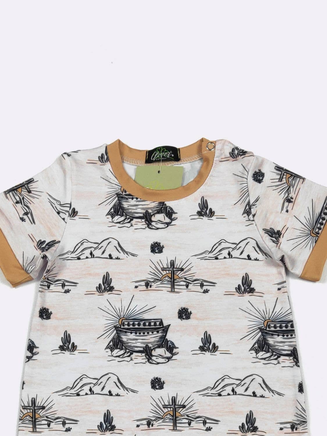 Noah Sunrise Boy Romper: 0/6mo