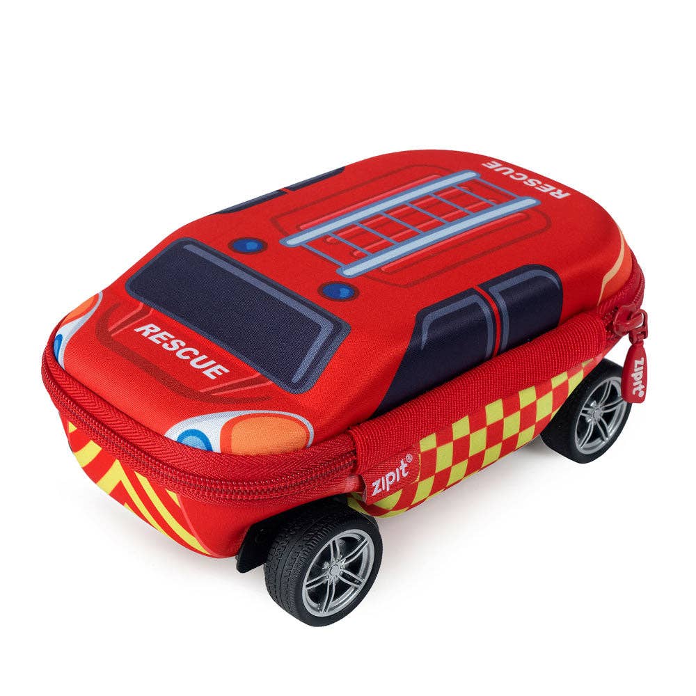 ZIPIT Truck Box, Gift Pencil Case for Boys: Police Car