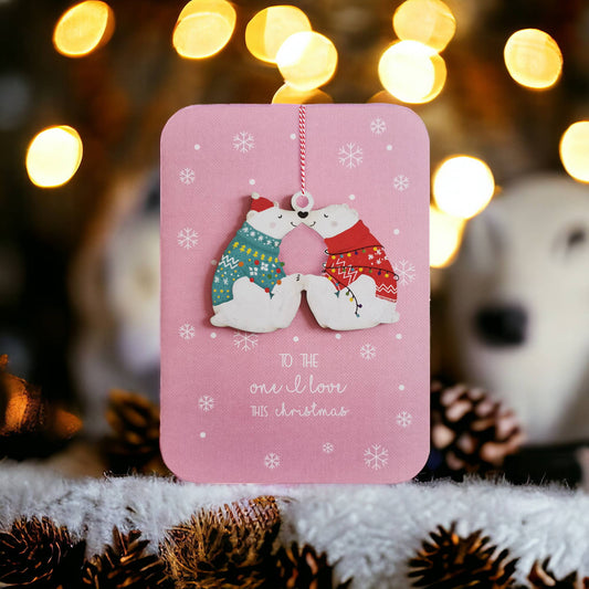 2024 Christmas-wooden ornament card