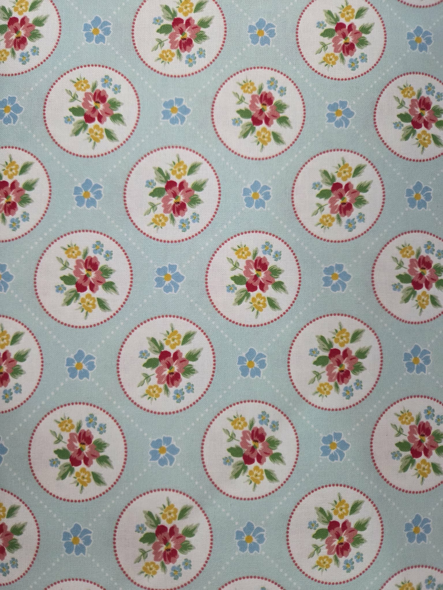 Matilda – Floral Medallion Fabric