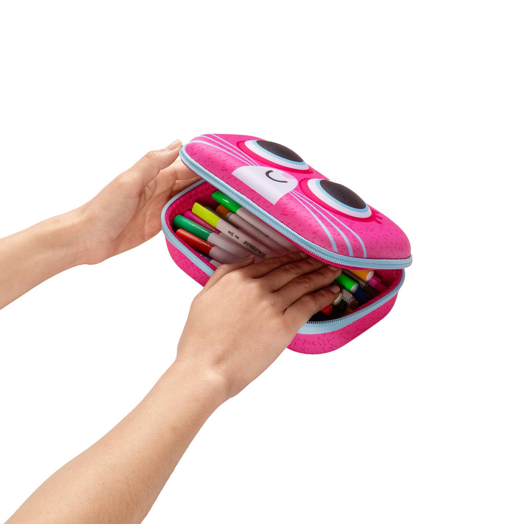 ZIPIT Cat Pencil Case for Girls, Cute Gift for Kids