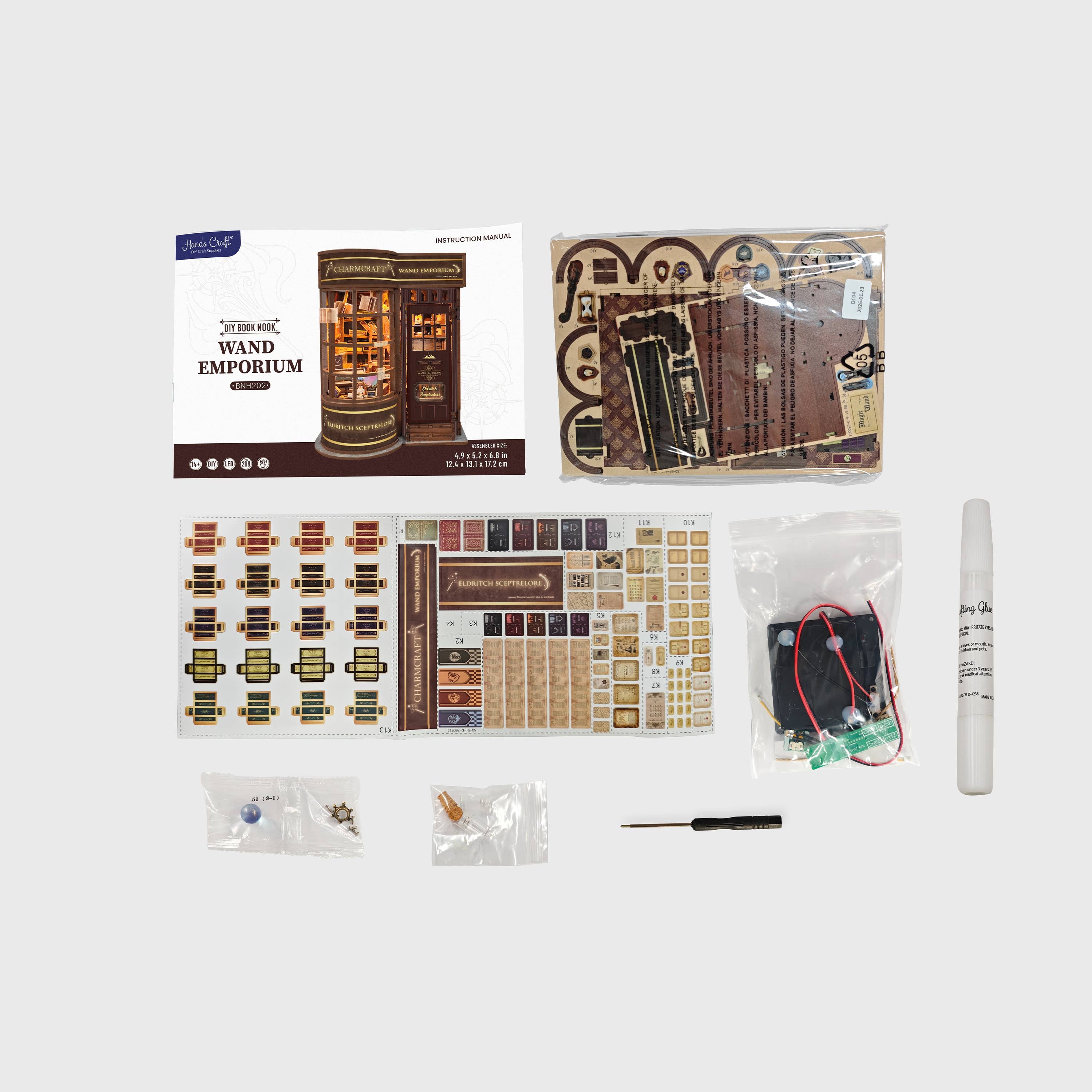 DIY Book Nook Kit: Wand Emporium