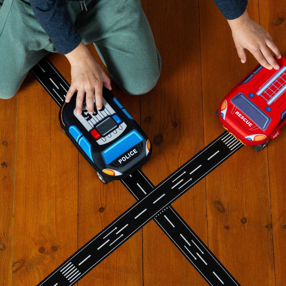ZIPIT Truck Box, Gift Pencil Case for Boys: Police Car