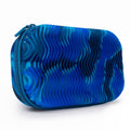 ZIPIT Wavy Storage Box, Sensory Pencil Case Gift for Kids: Blue